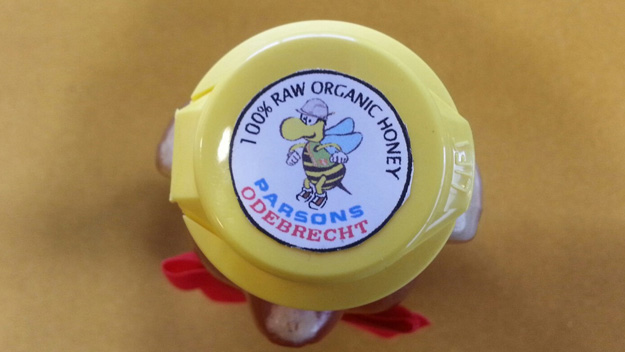 The label on a jar of honey produced by the busy bees at MIA. (Source: Miami Int'l Airport)