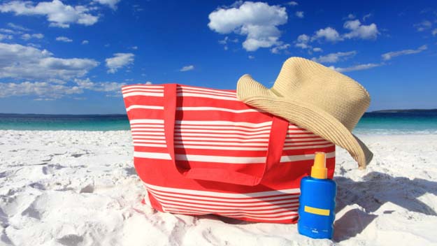 Summer Beach Bag, Beach Bag, Summer, Beach, Sunscreen