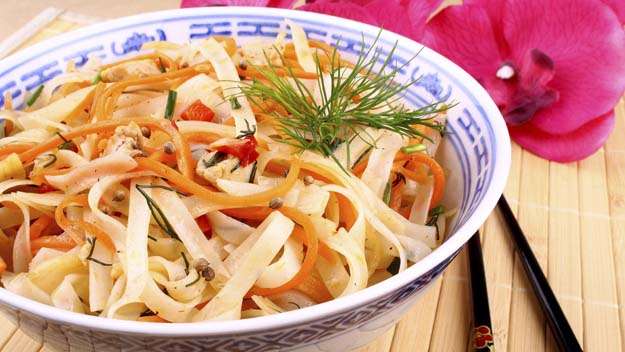 Asian Noodle Salad, Noodles, Salad, No Cook Dinner