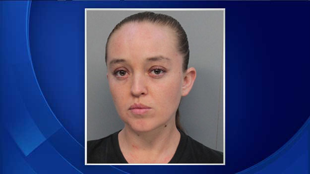 Natalia Nieto is accused of leaving her small dog inside a hot car parked. (Source: Miami-Dade Mugs)