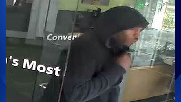 Federal officials are searching for this man who they said robbed a Plantation bank on February 14, 2015 and may have robbed the same bank in January. (Courtesy: FBI) 