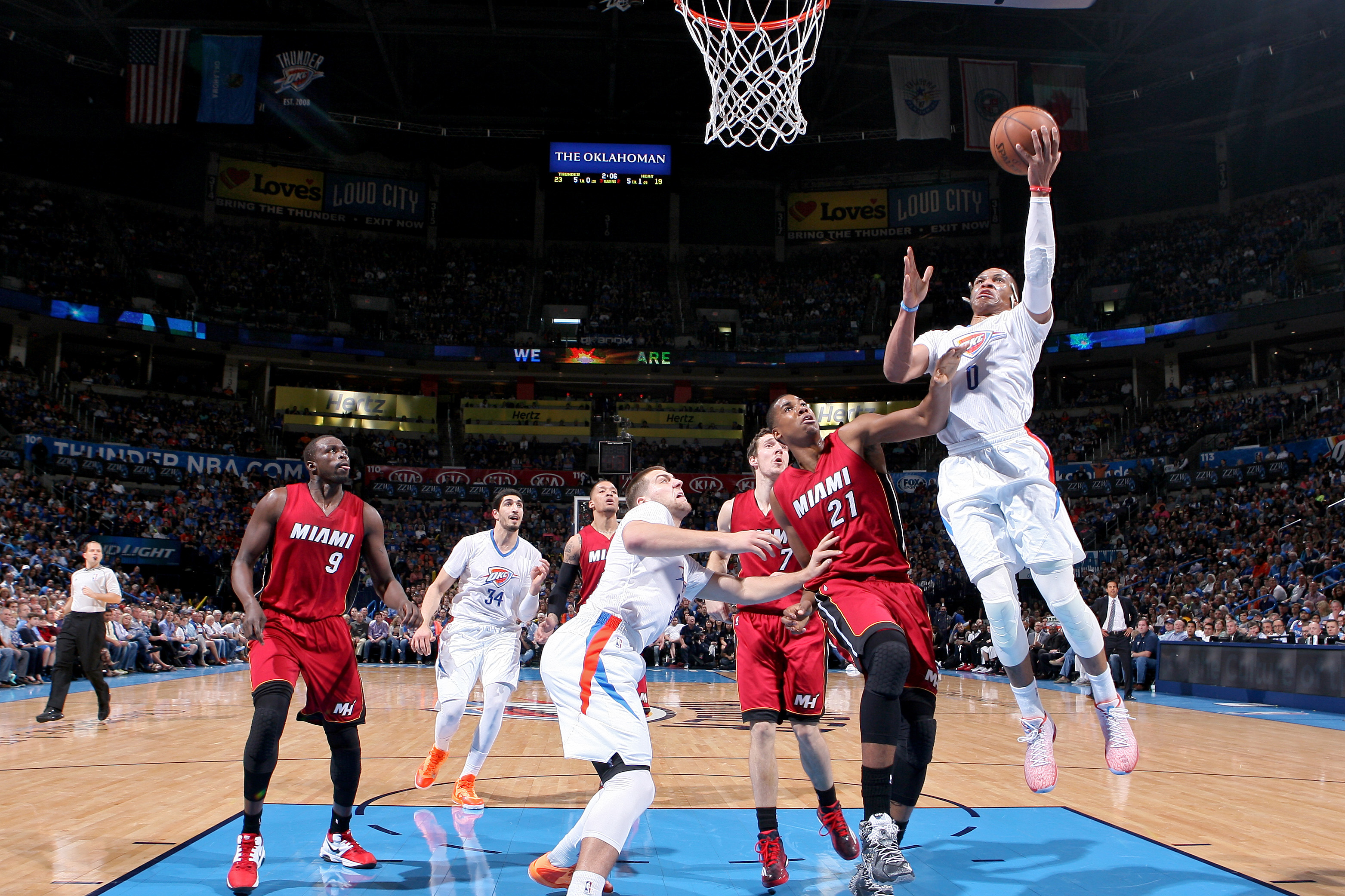 Heat Torched By Thunder’s Westbrook, Lose 93-75 – CBS Miami