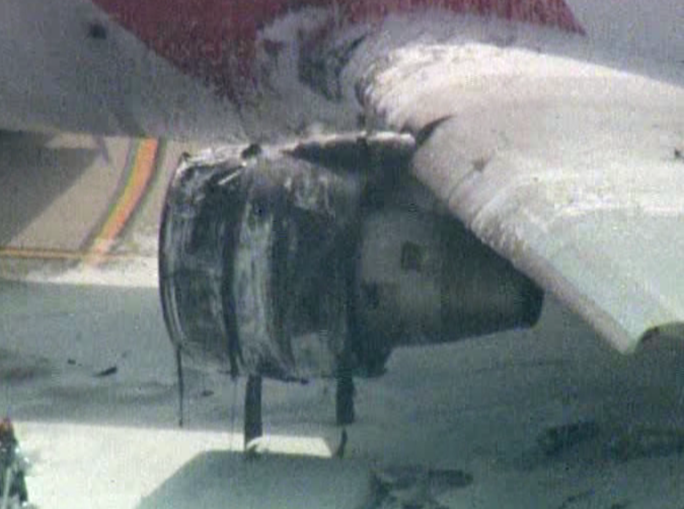 Crews were able to extinguish a fire on a plane parked at Fort Lauderdale-Hollywood International Airport on Oct. 29, 2015. (Source: CBS4) 