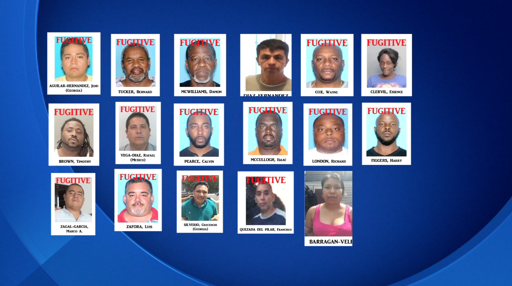 Police need your help catching these 17 people who they said are part of a large drug and weapons trafficking network focused on Liberty City. (Source: Miami-Dade Police Department)