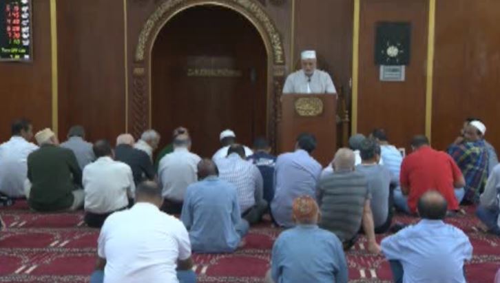 Muslim Community Prays With Other Religious Faiths To Send Message