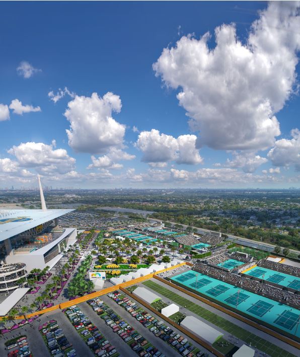 what the miami open will look like at hard rock stadium