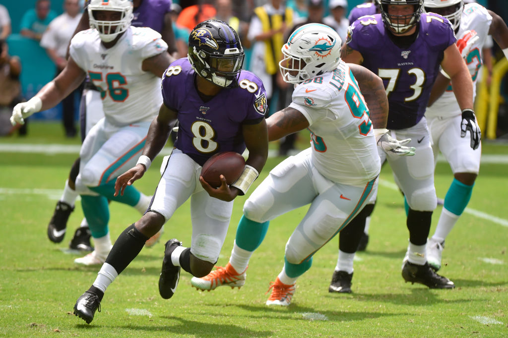 Jackson's 5 TD Passes Help Ravens Drub Dolphins 59-10 – CBS Miami