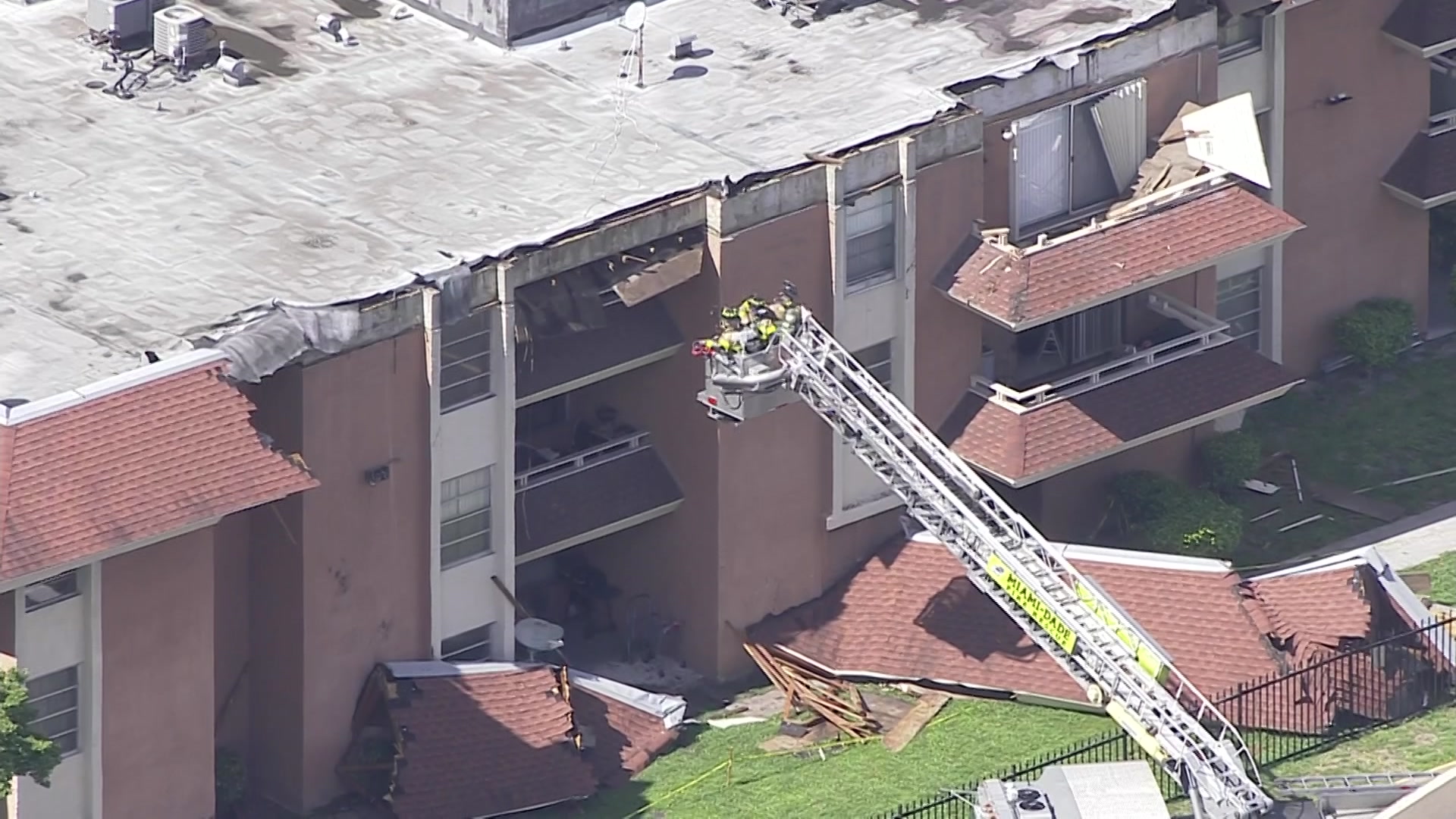 Partial Roof Collapses Leads To Evacuation In Northwest Miami-Dade