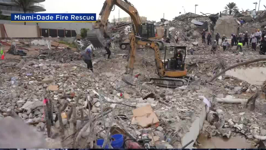 Surfside Collapse Day 19: Some Search Teams Standing Down, Death Toll At 90