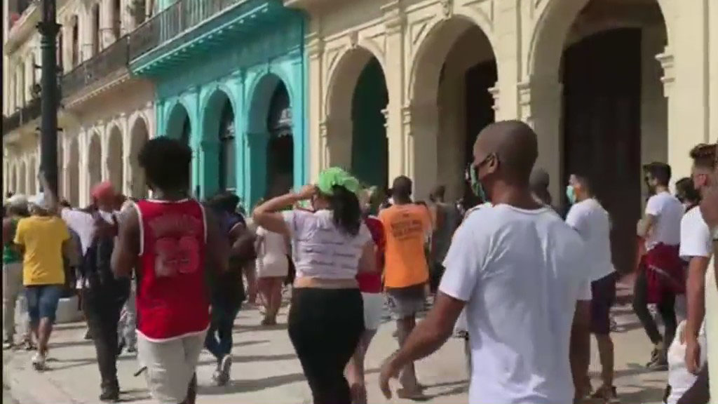 Havana Streets Quiet Following Government Crackdown In Cuba; Activists: Over 100 Arrested Or Missing