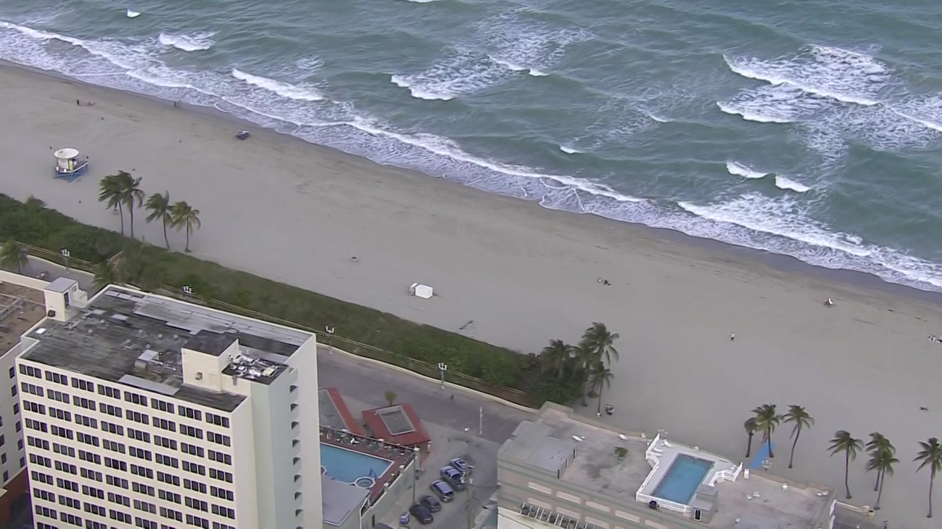 No-Swim Advisory Issued For Harrison Street Beach In Hollywood