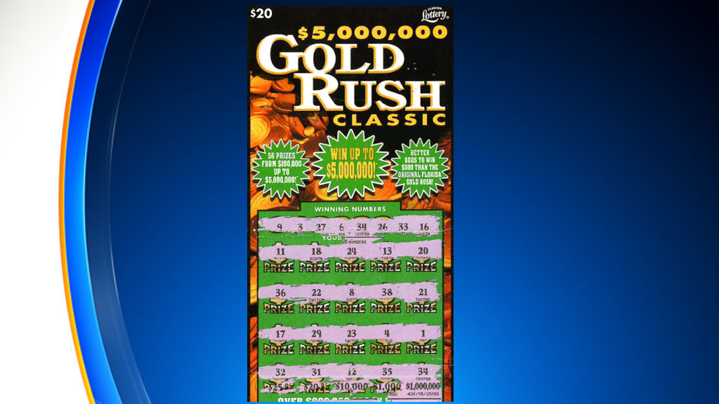 Broward Woman Is Florida’s Newest Millionaire With Gold Rush Classic Scratch-Off Game – CBS Miami