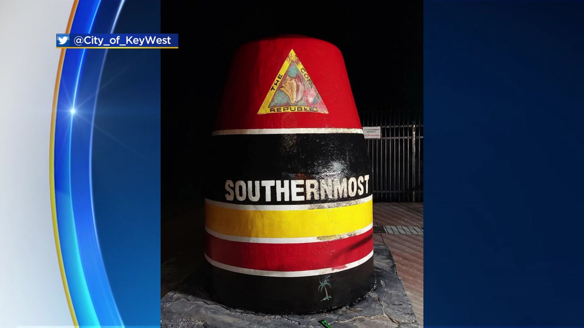 Iconic Key West Buoy Nearly Repaired After Vandals Caused Severe Fire Damage