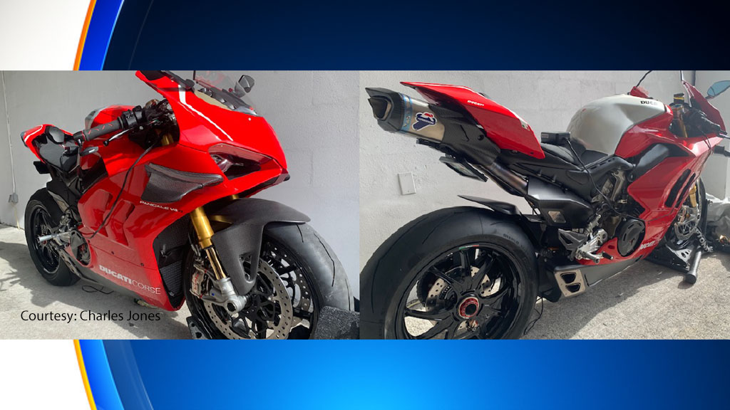 Miami Man offers $ 5,000 reward for stolen premium Ducati motorcycle – CBS Miami