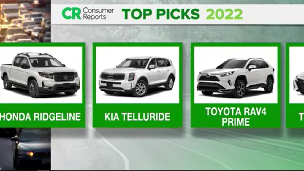 Consumer Reports Reveals Its 2022 Top 10 Vehicle Picks