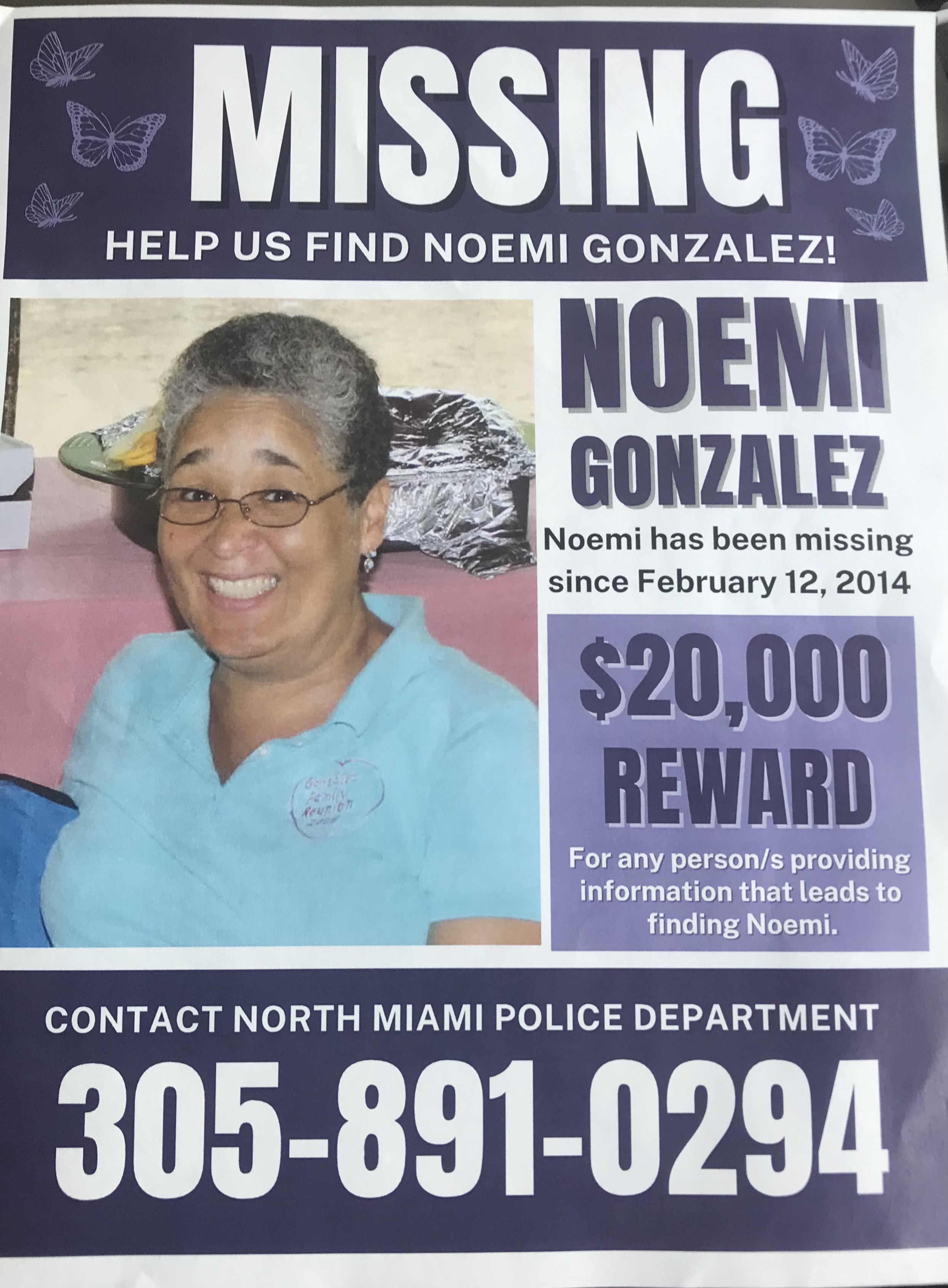 8 Years After Disappearance, Family of Missing North Miami Woman Noemi Gonzalez Desperate For New Leads