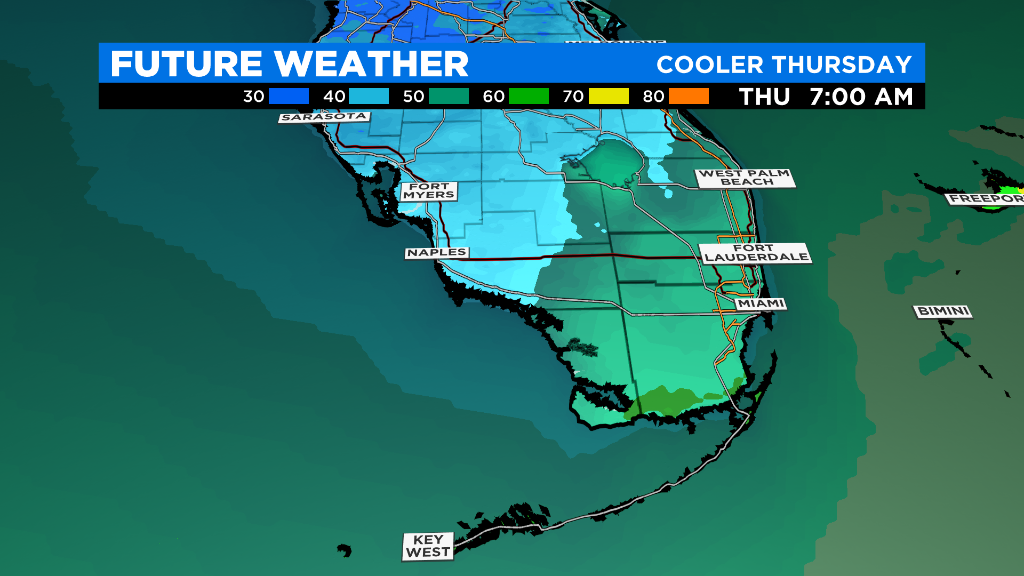 Cold Front To Bring Pleasant Sunshine To South Florida Later This Week