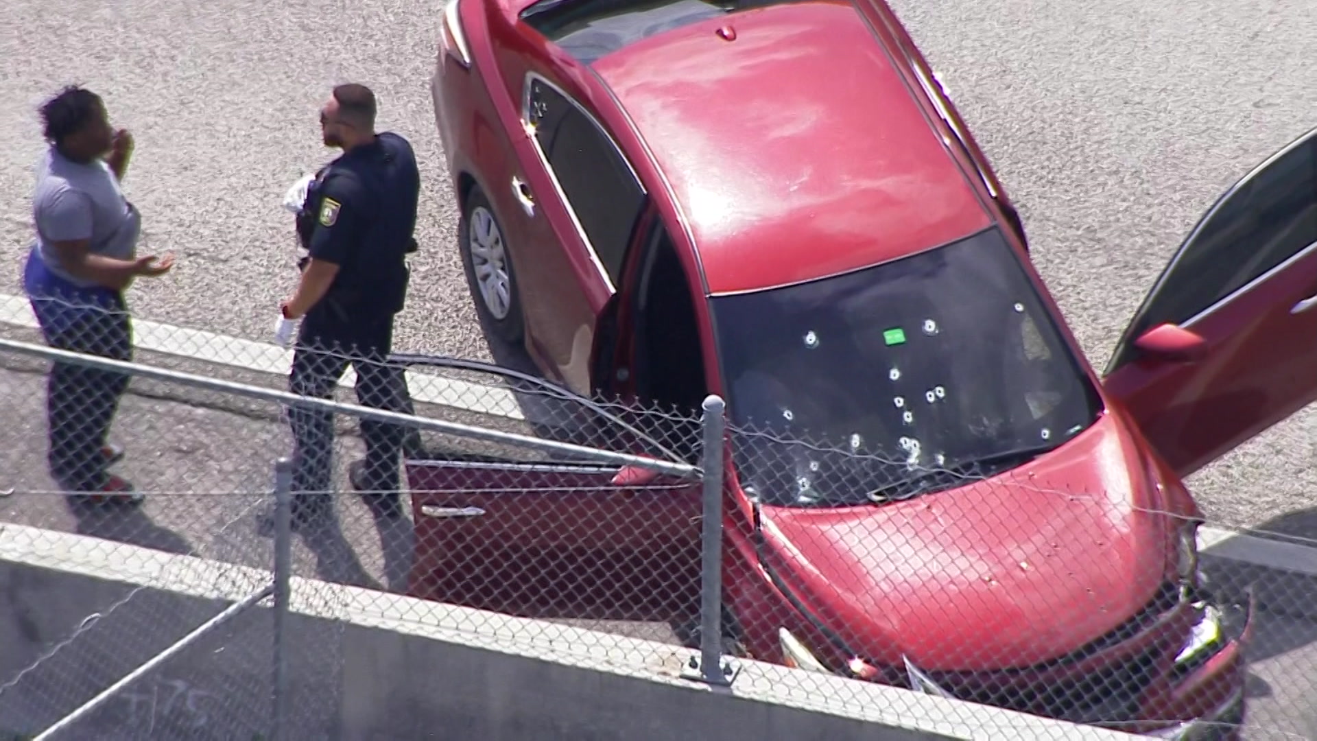 One Dead, Car Riddled With Bullets On Palmetto Expressway