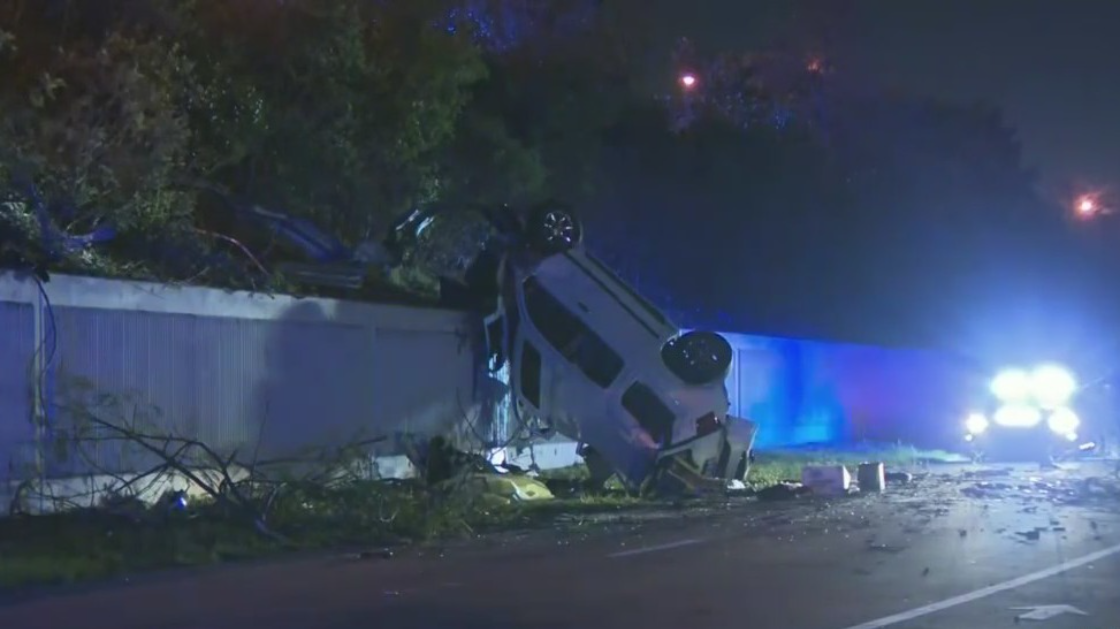 Rollover Crash Kills At Least One Person In Miami Gardens