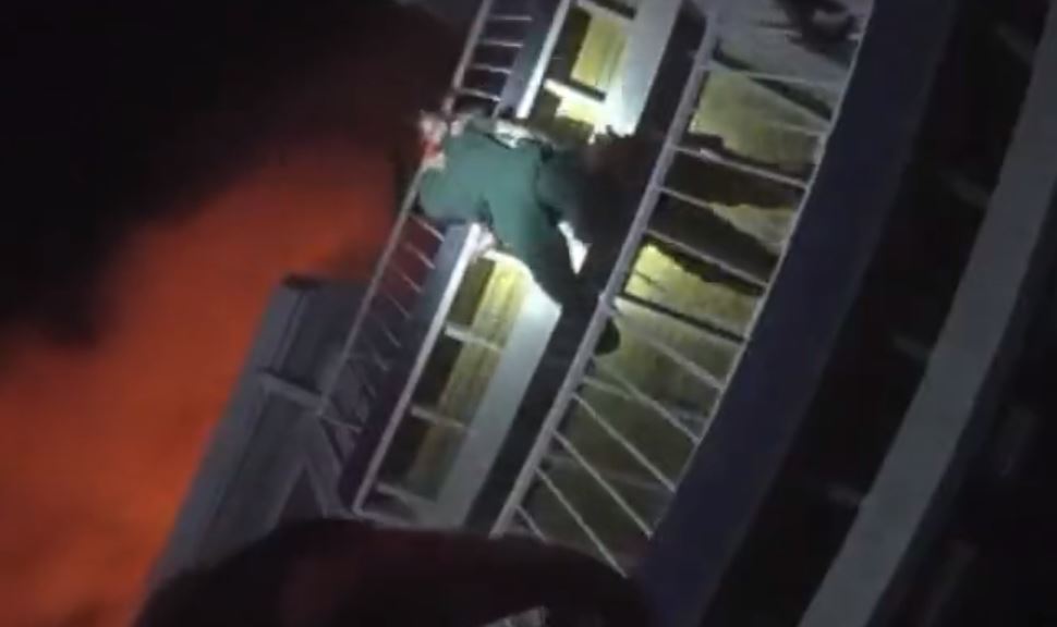 Florida Deputy Climbs Balconies To Save Baby From Burning Building