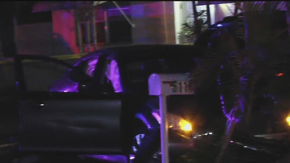 Woman Hospitalized After A Crash and A Shooting In Hollywood