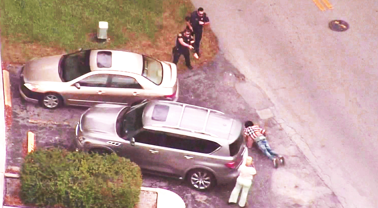 Two-County Police Pursuit Ends With Man In Custody In Miramar