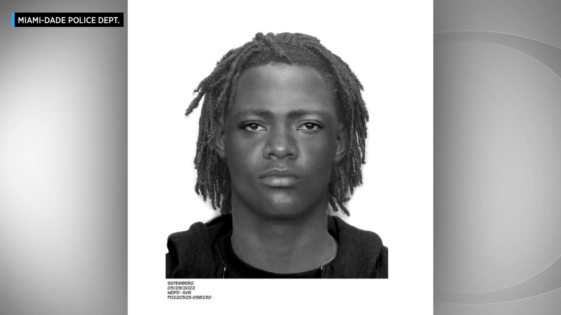 Sketch Released Of Suspect Wanted For Rape, Robbery Of Miami Woman In Her Backyard