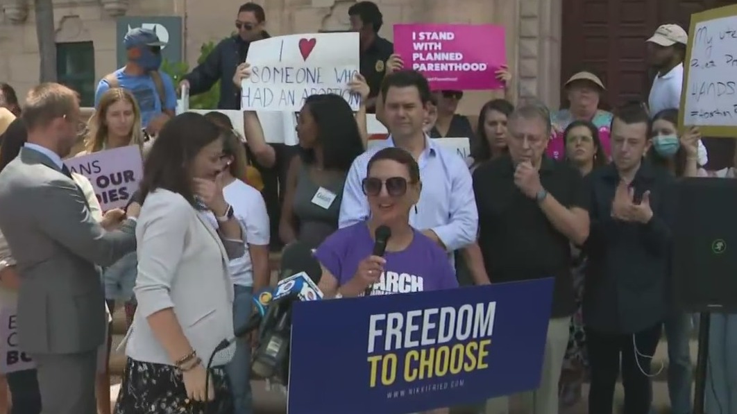 South Florida Protest Held Over Reported US Supreme Court Abortion Opinion